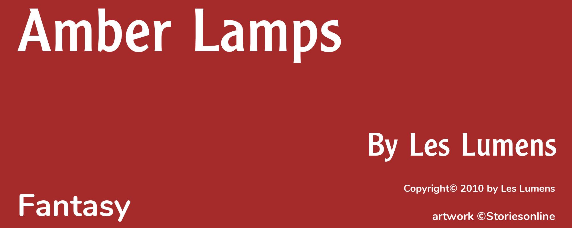 Amber Lamps - Cover
